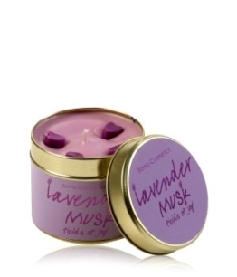 Bomb Cosmetics Home Fragrance Lavender Musk Tin Candle Duftkerze  1 Stk