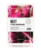 DERMAL It's Real Superfood Beet Tuchmaske 1 Stk