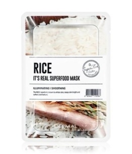 DERMAL It's Real Superfood Rice Tuchmaske 1 Stk