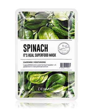 DERMAL It's Real Superfood Spinach Tuchmaske 1 Stk
