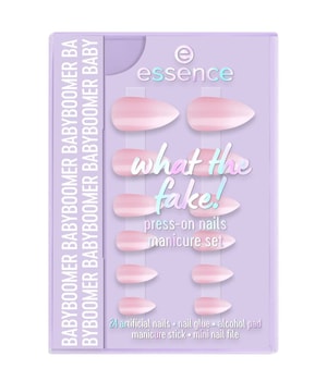essence what the fake! PRESS-ON NAILS manicure set - babyboomer Nagelpflegeset