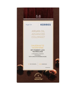 KORRES Arganöl Hochentwickelte Haarcoloration Red Light Brown / Hellbraun Rot 5.6 Haarfarbe