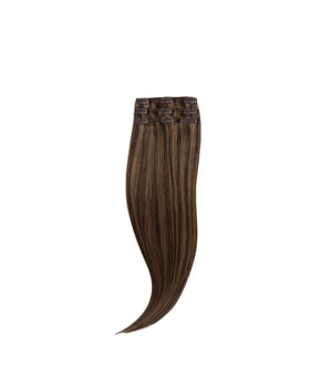 Rapunzel of Sweden Classic Clip-ins Straight / Light Volume / 3 pieces M2.3/5.0 Chocolate Mix 40 cm Haarverlängerung